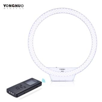 Gambar YONGNUO YN308 3200K~5500K Bi Color Temperature Wireless Remote LEDRing Video Light Annular and Frameless Appearance Design AdjustableBrightness CRI???95 with Handle Grip Remote Controller for PortraitLive Video Selfie   intl