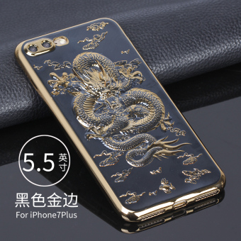 Gambar Yoovei Iphone8plus Elektroplating Anti Jatuh Silikon Lunak Casing Casing HP