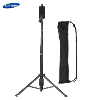 YUNTENG VCT-1688 2in1 Portable Mini Cellphone Selfie Stick Tabletop Tripod with Remote Controller for iPhone Samsung Huawei 52mm-102mm Width Smartphone for DSLR ILDC Cameras Action Camera Max. Load 5kg Outdoorfree - intl