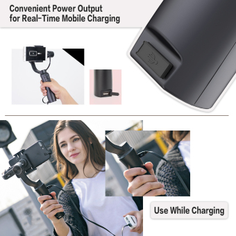 Zhiyun Smooth-Q 3-Axis Handheld Gimbal Stabilizer Wireless Control Vertical & Horizontal Shooting Panorama Mode for Smartphone 3.5\\\