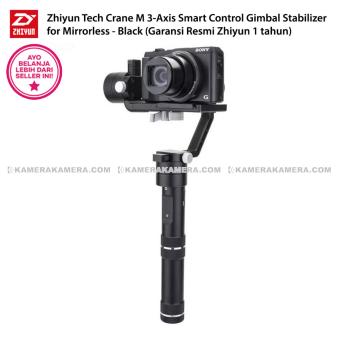 Zhiyun Tech Crane M 3-Axis Smart Control Gimbal Stabilizer for Mirrorless Canon Nikon Sony Fujifilm Panasonic GoPro Brica (Garansi Resmi Zhiyun 1 tahun)