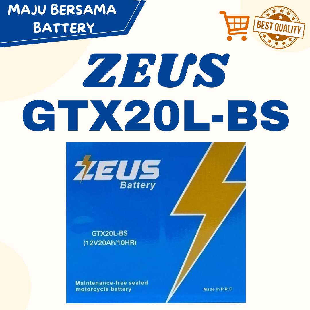 Aki motor Honda VF1100C V65 Magna GTX20L Aki Gel Zeus High Spec Harga 1,500,000 rupiah*Gratis Ongkir