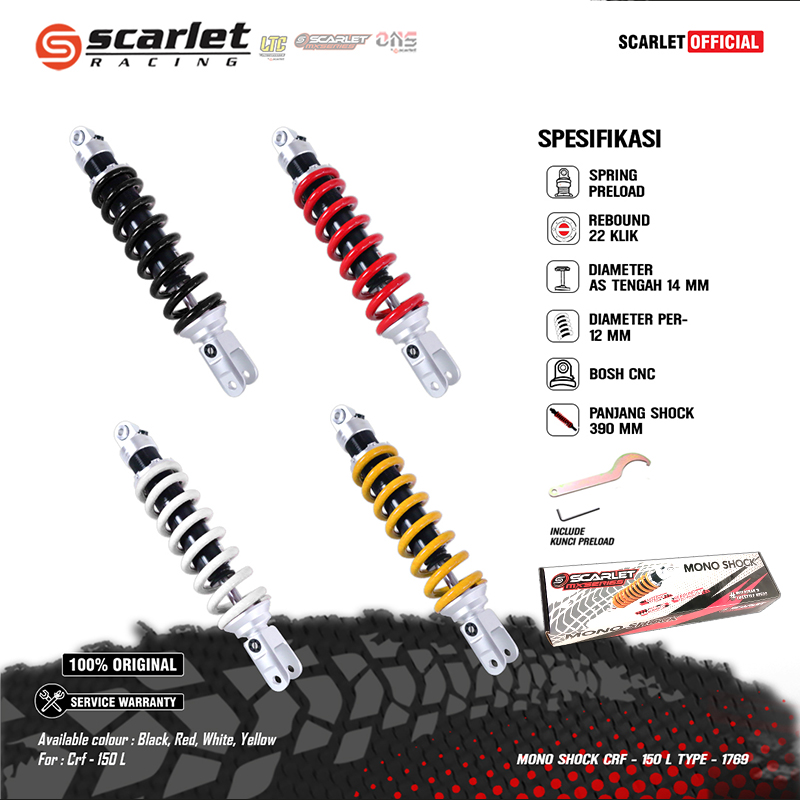 Scarlet Racing - Mono Shock Adjuster Crf 150 Type 1769 Harga  900,000 Ringgit*Penghantaran Percuma