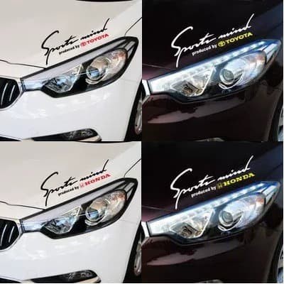 Sticker Stiker Sportmind Sport Mind Honda Toyota Suzuki Hrv Kap mobil Harga 18,750 rupiah*Gratis Ongkir