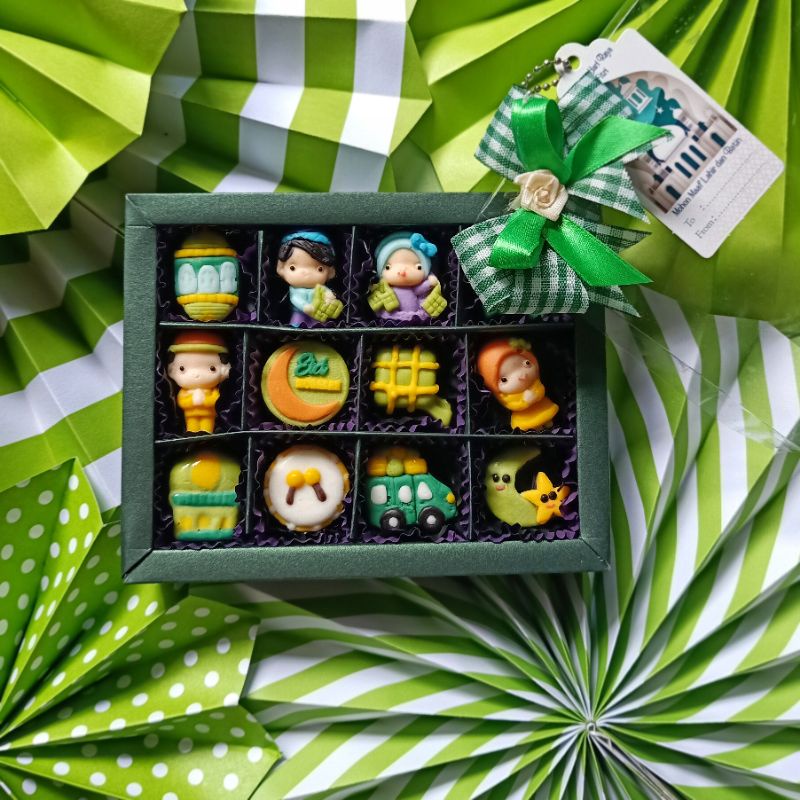 S12 kado coklat idul Fitri 1443h isi parcel hampers hadiah lebaran