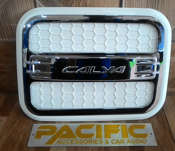 ER1/ CYTCLW*/CY16TCLXW-Tank Cover Luxury White Toyota Calya Tutup Tangki bensin Harga 38,500 rupiah*Gratis Ongkir