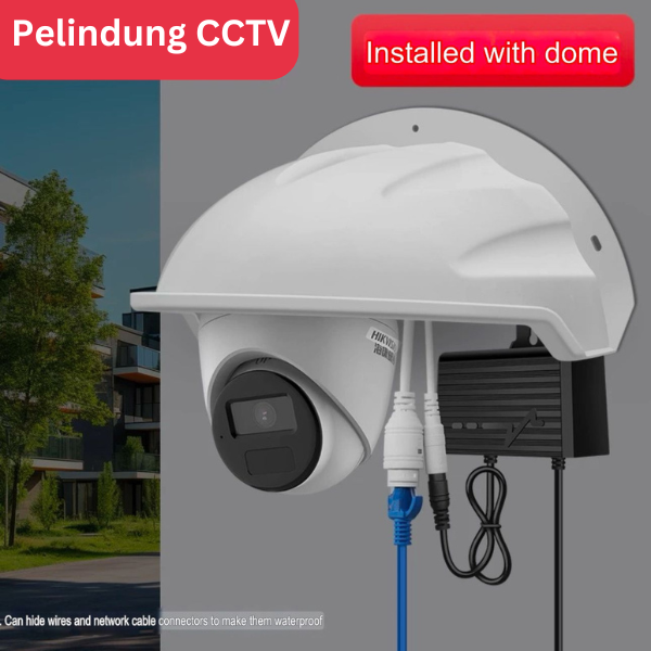 BREKET CCTV PELINDUNG HOUSING CCTV TAHAN PANAS TAHAN PERCIKAN HUJAN, Rain Roof/Atap Camera CCTV Melindungi Dari Hujan Air Harga  42,500 rupiah*Gratis Ongkir
