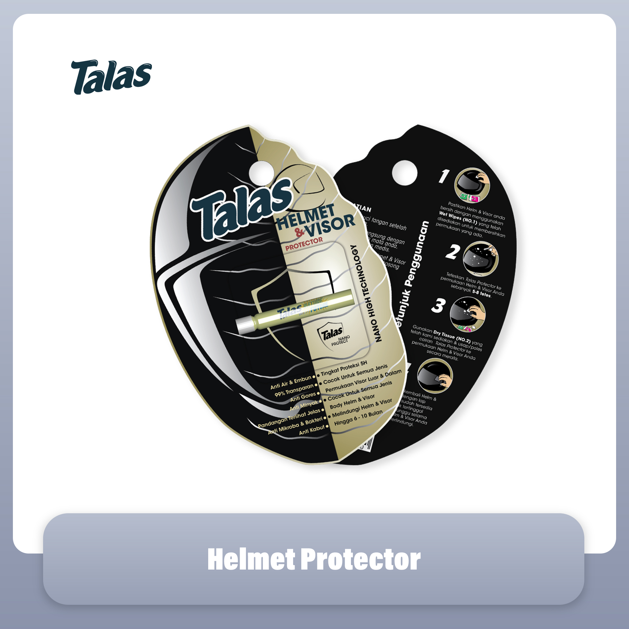 Helmet protector - protective glass helmet by Talas Harga 99,000 rupiah*Gratis Ongkir