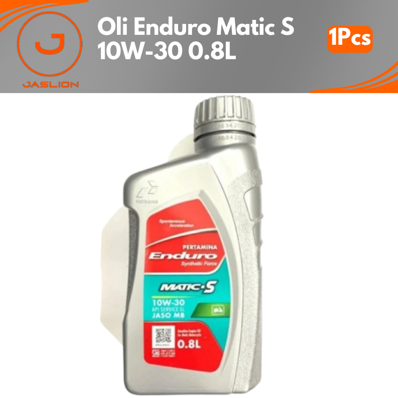 Oli Mesin Motor Oil Enduro Matic S Sae 10W-30 0.8L Harga 54,900 rupiah*Gratis Ongkir