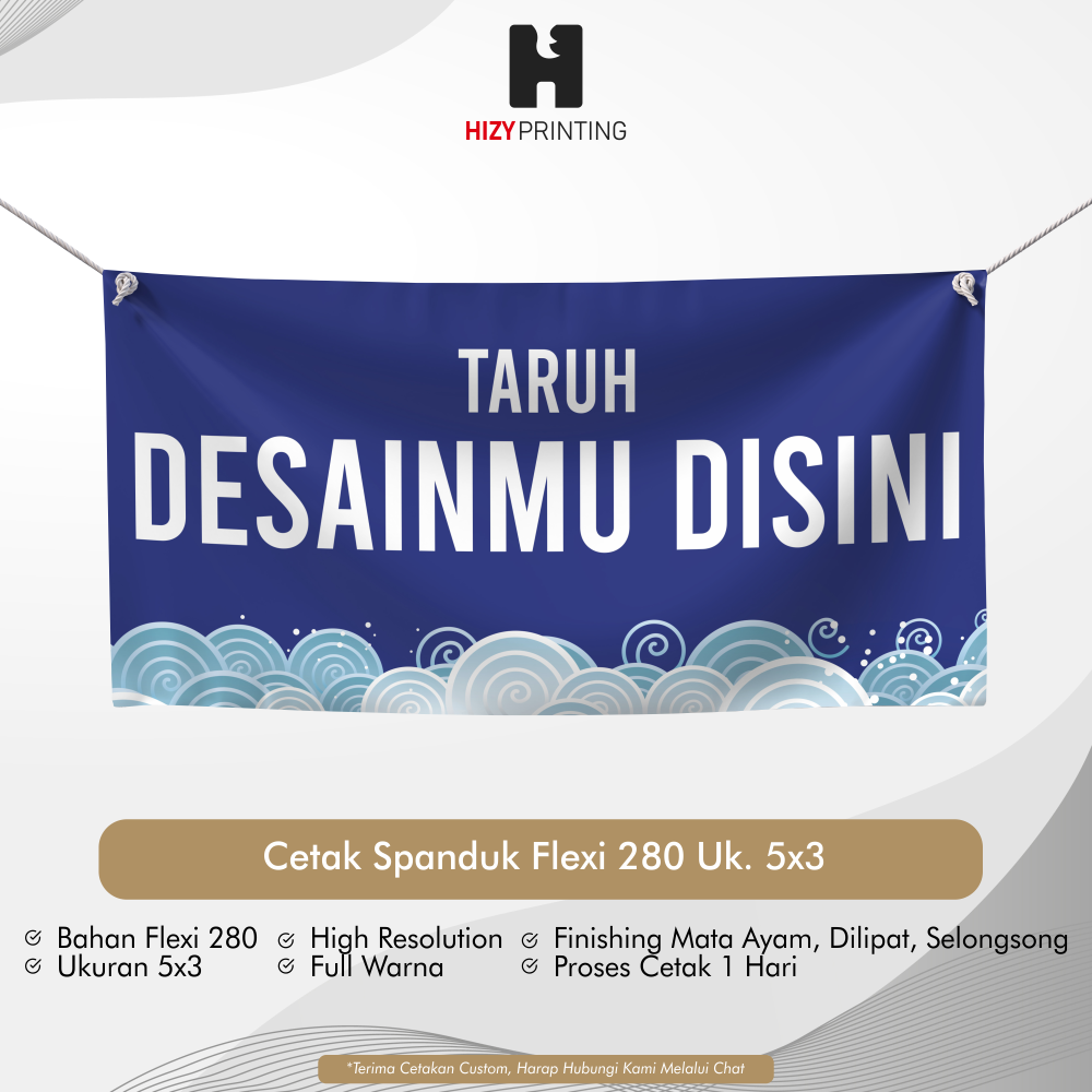Spanduk Flexi Custom