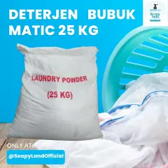 ✅ KEMENKES Deterjen Bubuk Matic PREMIUM (25 KG) - Cleaning Detergent Powder Toppas - Deterjen / Detergen Bubuk / Detergen Laundry