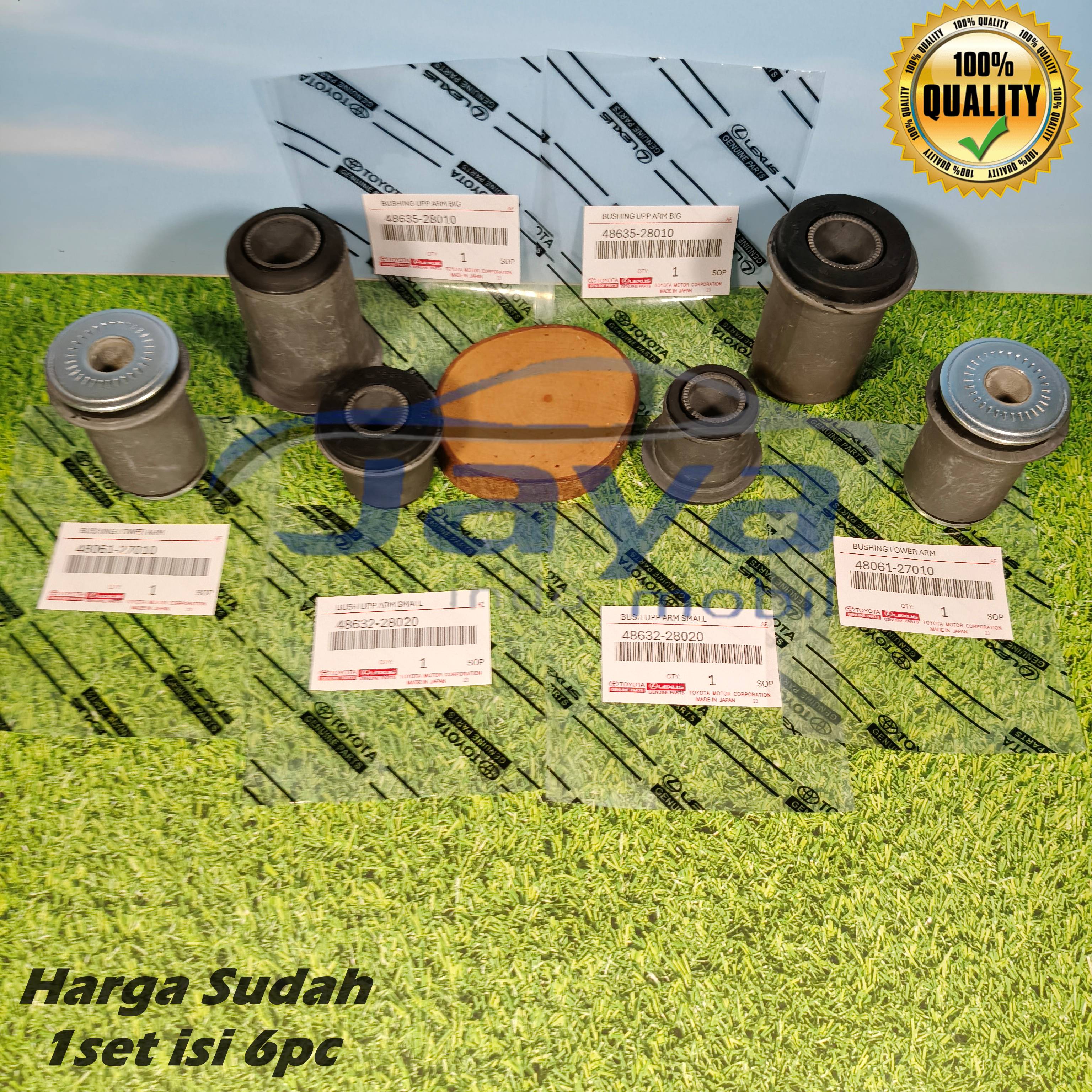 Bushing Arm Big Small Depan Bawah Atas Besar Kecil Kijang 5K 7K Kapsul LGX LSX Harga 22,000 rupiah*Gratis Ongkir