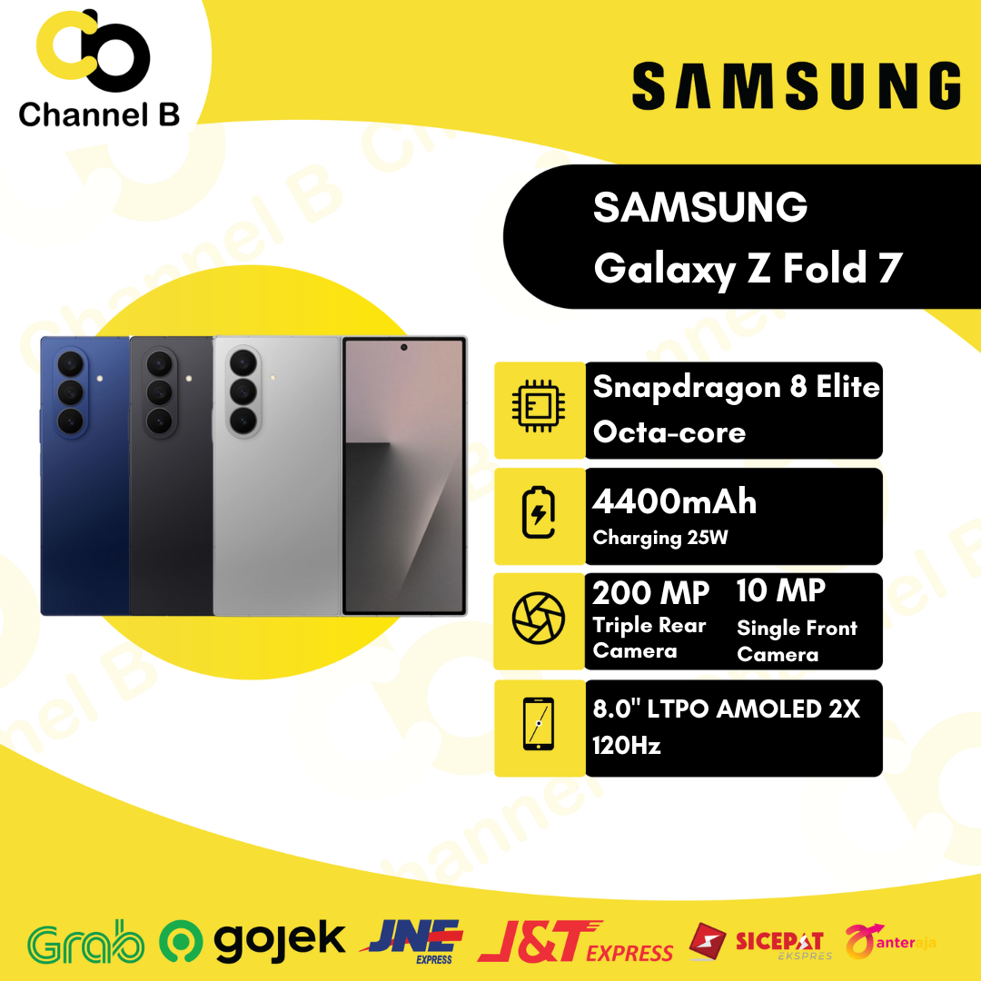 Samsung Galaxy Z Fold 7 5G Smartphone (Ram 12GB+Rom 256GB | Rom 512GB | Ram 16GB+Rom 1TB) Garansi Resmi Harga  26,699,000 Ringgit*Penghantaran Percuma