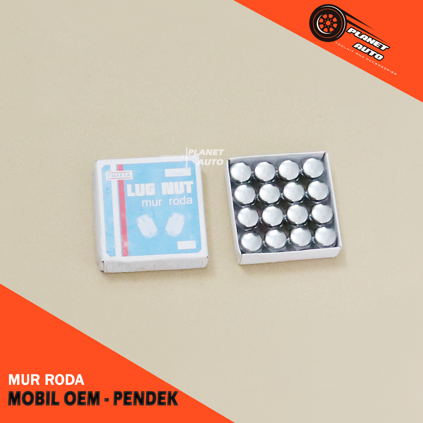 Mur Roda Pendek 25mm 2.5 cm Oem Mobil Jepang Toyota Suzuki Honda Nissan Harga 5,499 rupiah*Gratis Ongkir