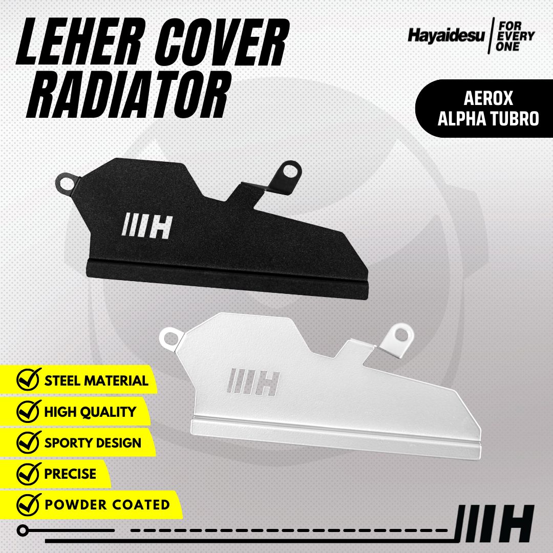 Hayaidesu Yamaha AEROX ALPHA TURBO Cover Leher Radiator Giá 45,000 Đồng*Miễn phí vận chuyển