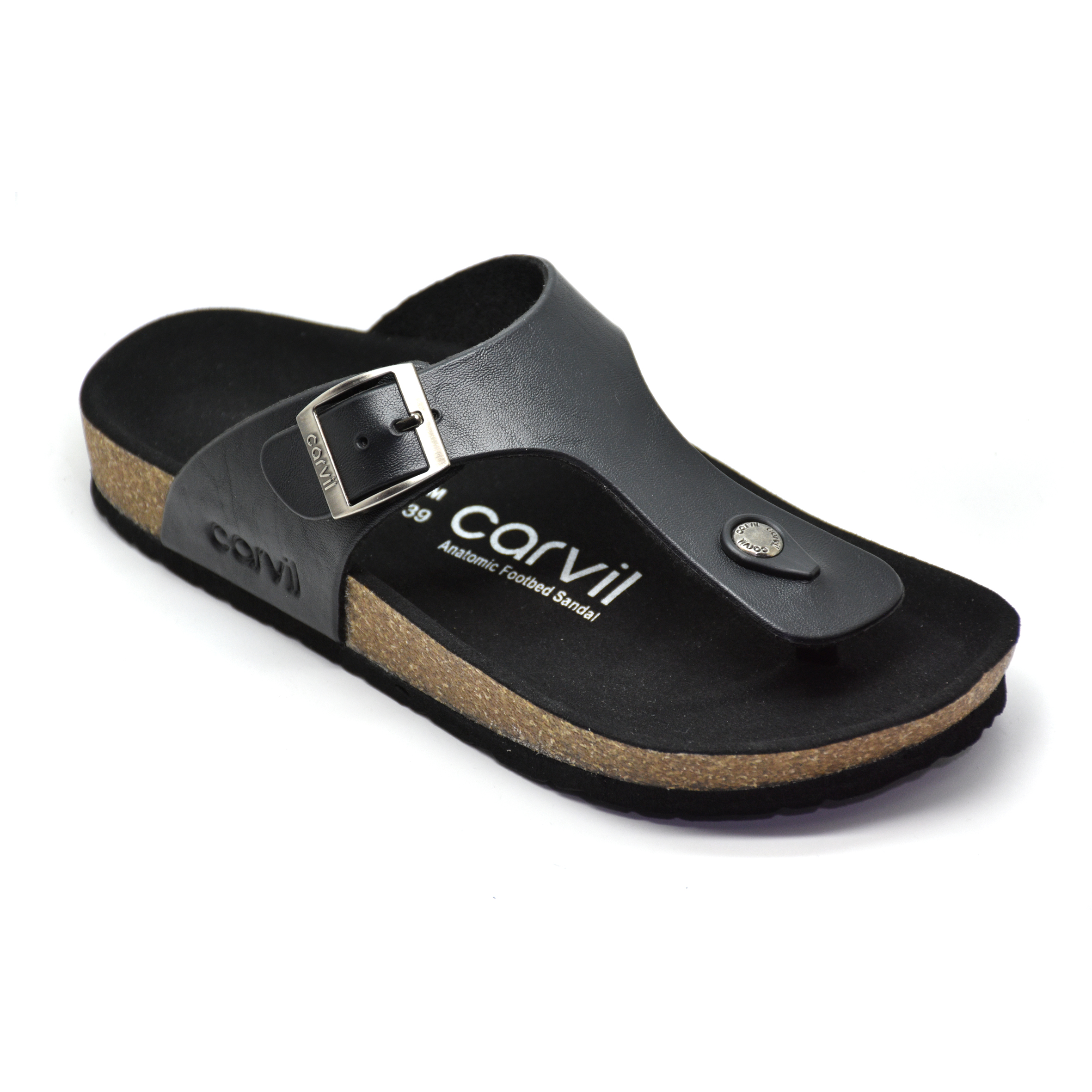 Carvil men's sandals Romeo 01 m black/black - Merek Carvil Harga 199,000 rupiah*Gratis Ongkir