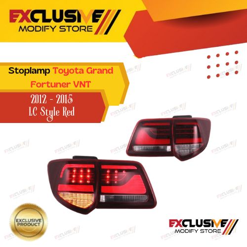 STOPLAMP / LAMPU BELAKANG TOYOTA GRAND FORTUNER VNT MODEL LC STYLE RED Harga 3,100,000 rupiah*Gratis Ongkir