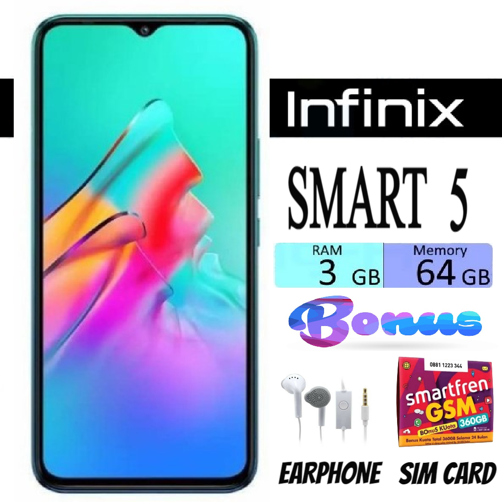 SALE !!! Infinix Smart 5 Ram 2/32 GB & 3/64 GB - Permatacahh Giá 900,000 Đồng*Miễn phí vận chuyển