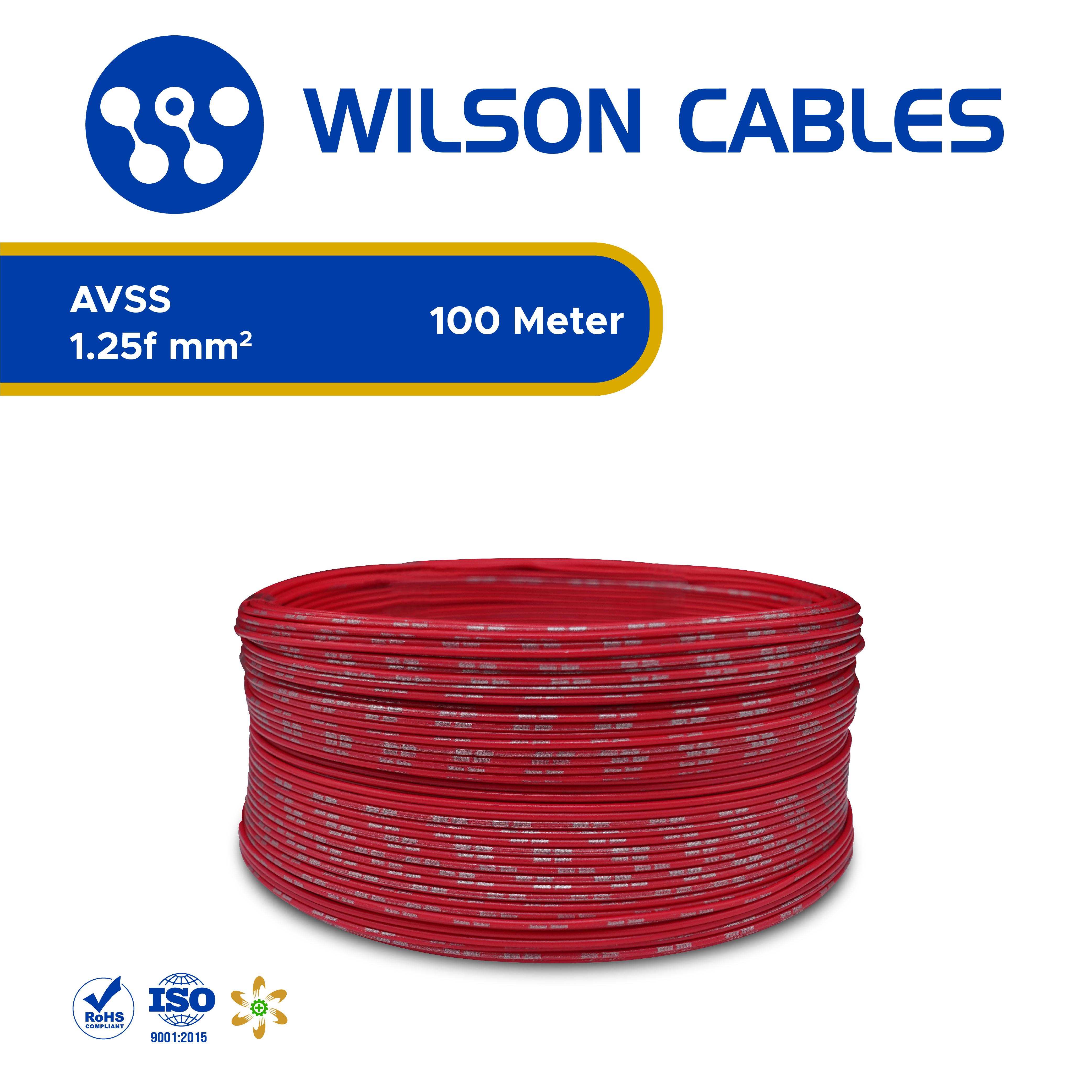 1.25 F mm2 100 meters automotive cable Wilson cables Harga 478,146 rupiah*Gratis Ongkir