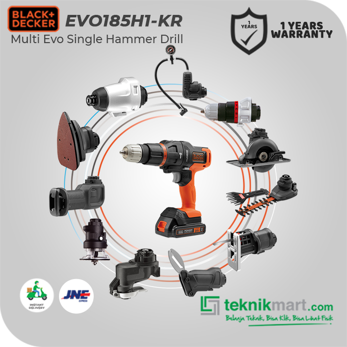 Black & Decker Accessories Head For Multi Evo / Aksesories Kepala Evo Harga 229,400 rupiah*Gratis Ongkir