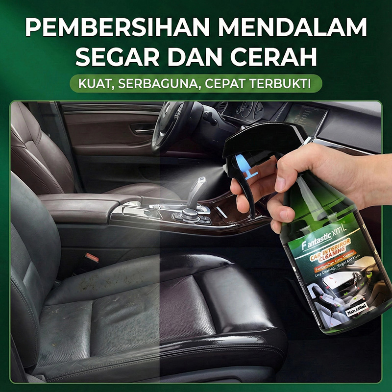 Multifunctional Car Interior Cleaner, Strong, Fast, Effective, Safe for Seats, Dashboard, Doortrim, 260ml Harga  29,999 Ringgit*Penghantaran Percuma