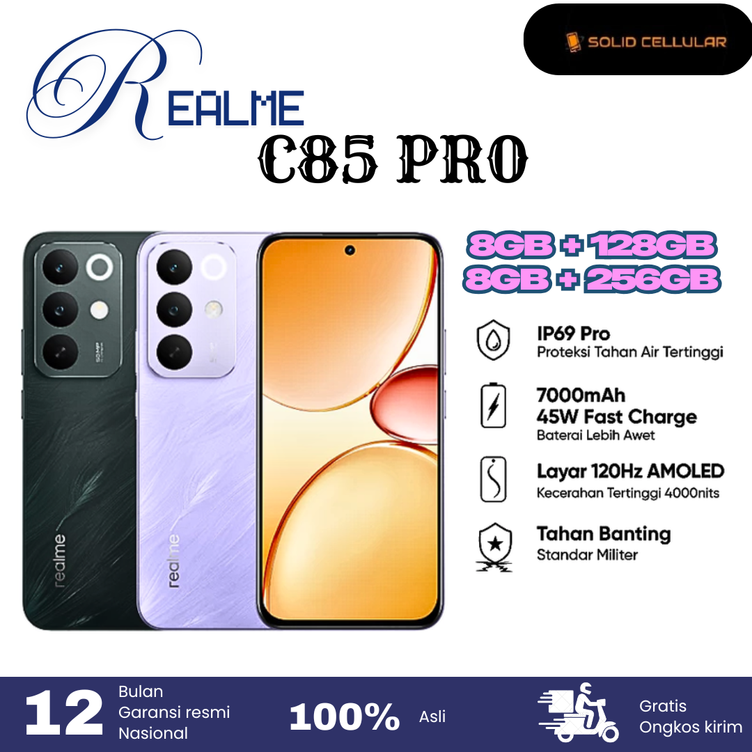 Realme C85 Pro 8/128 8/256 Official Warranty Harga  3,000,000 Ringgit*Penghantaran Percuma