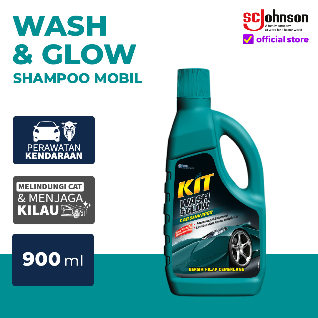 Car Wash & Glow shampoo kit-900ml Harga 31,668 Ringgit*Penghantaran Percuma