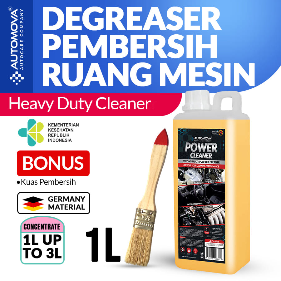 Engine Degreaser Automova Power Cleaner 1 Litre Harga 85,000 rupiah*Gratis Ongkir