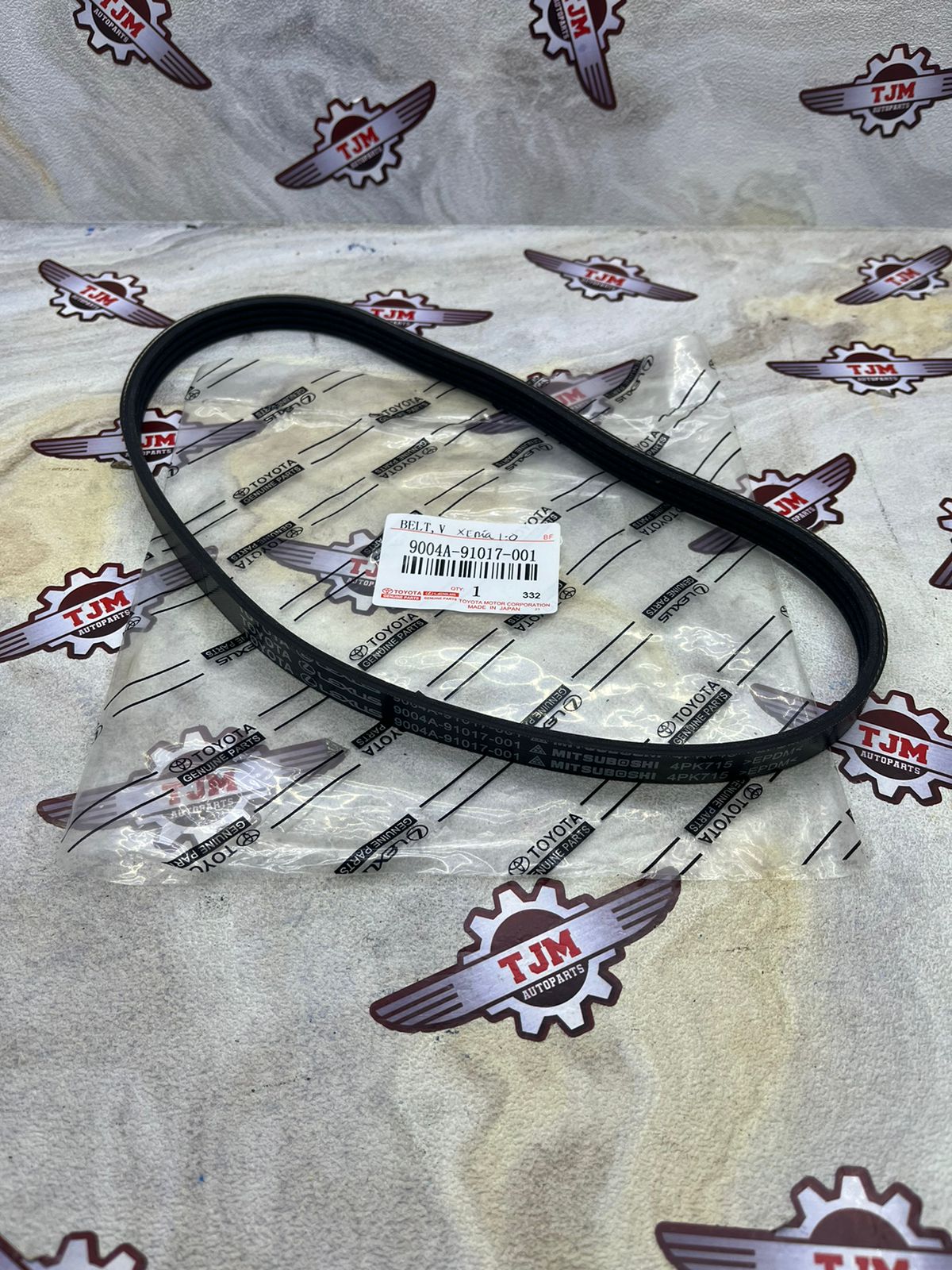 Tali Kipas Fanbelt Vanbelt Xenia 1.0CC Harga  22,500 Ringgit*Penghantaran Percuma