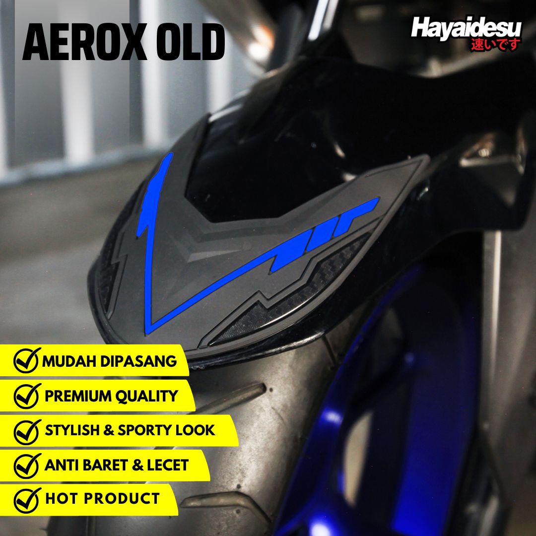 Hayaidesu AEROX OLD Front Fender Body Protector Cover Pelindung Spakbor Harga 45,000 rupiah*Gratis Ongkir