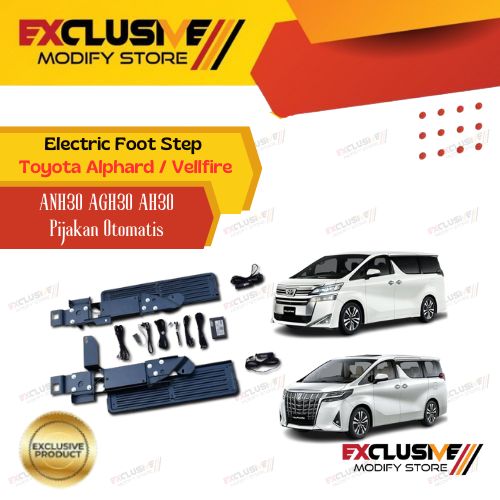Toyota Alphard/Vellfire Gen 3 anh30 agh30 AH30 full set foot step footrest automatic intellignt electric automatic Harga 17,850,000 rupiah*Gratis Ongkir