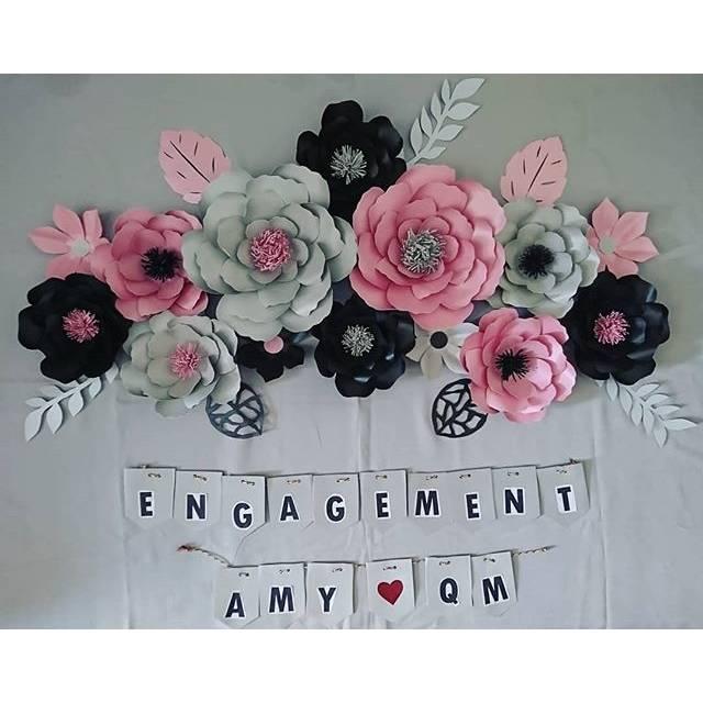 Harga Promo Paper Flower Backdrop Dekorasi Bunga Kertas Jasmine Lazada Indonesia
