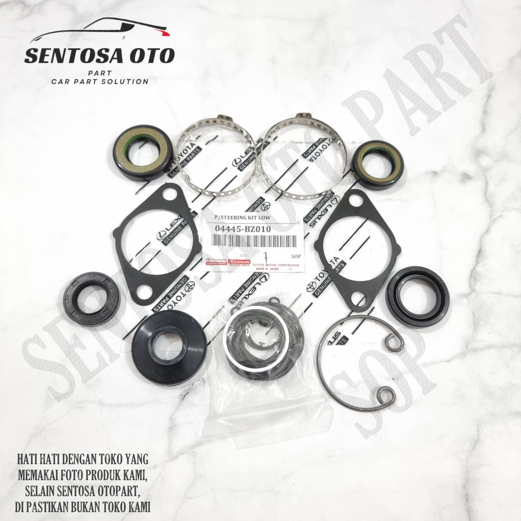 Seal Kit Rack Power Steering Low Sil Kit Avanza Xenia 1.3cc 1.300cc Harga 135,000 rupiah*Gratis Ongkir