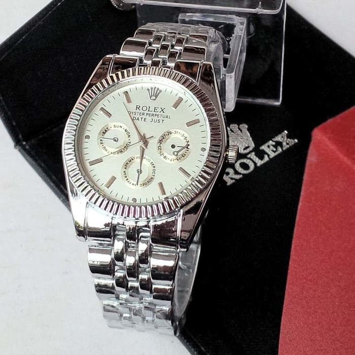 JAM TANGAN PRIA TALI RANTAI - JAM 