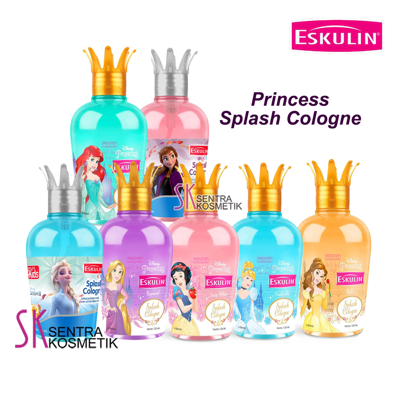ESKULIN Princess Splash Cologne 125 ml Parfum Anak Perempuan