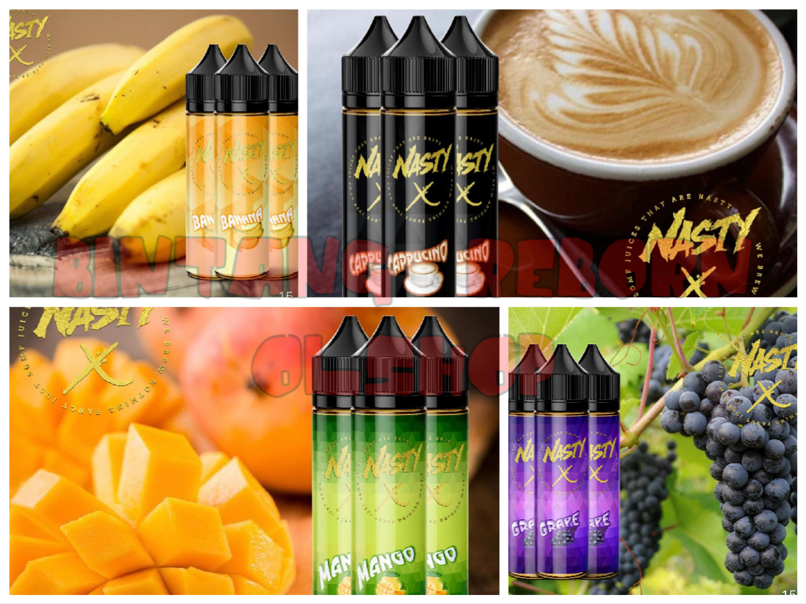 Liquid Vape Nasty X 60ml Nol Nic Bisa Untuk Pod Dan Vape Vapor