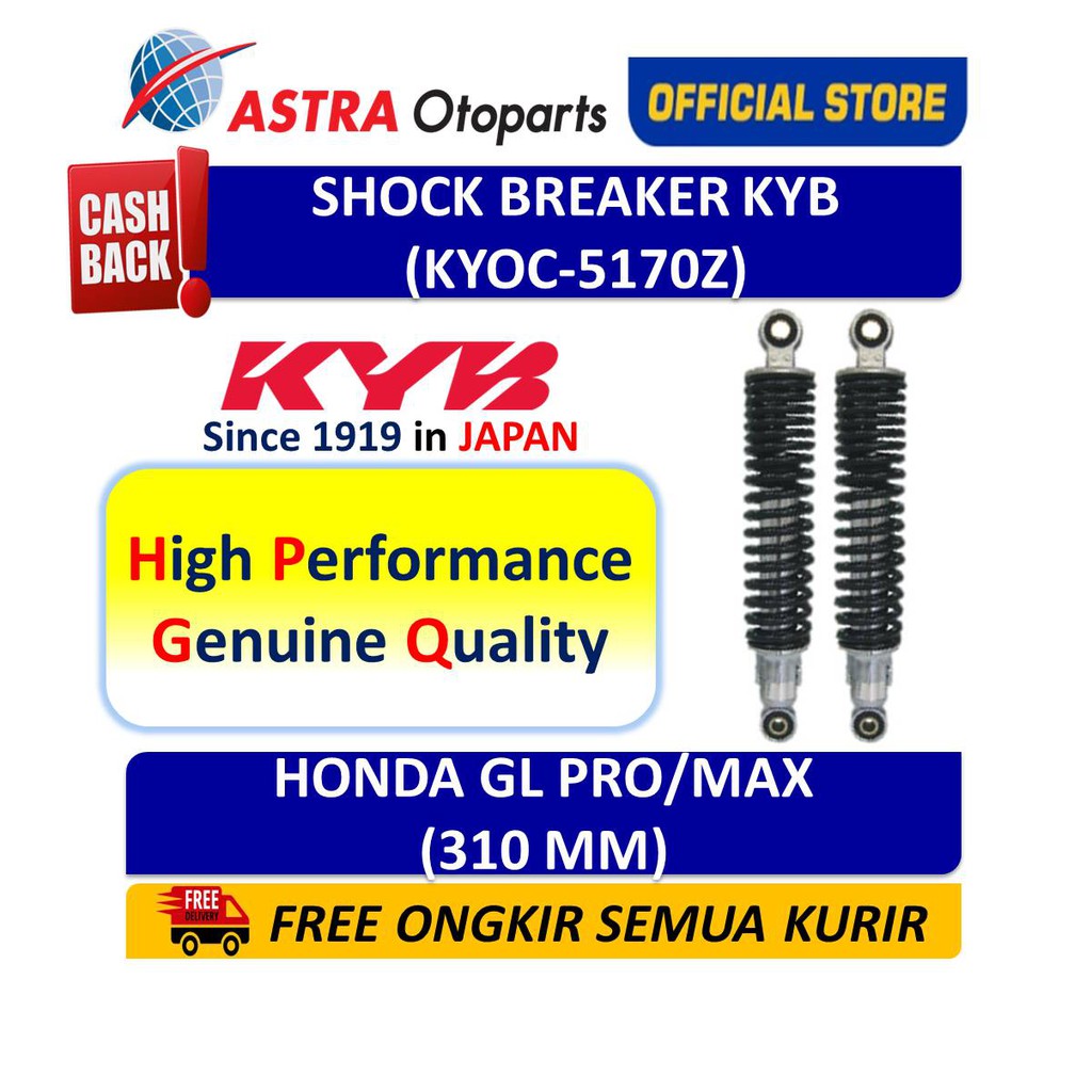 Shock Breaker Belakang Kayaba KYB OC Honda GL PRO, Max Harga 442,000 rupiah*Gratis Ongkir