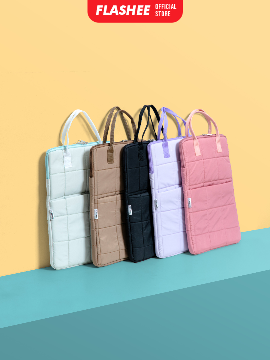 Flashy Laptop Bag Sleeve Protective Laptop Bag Cover Softcase with Handle 14 Inch Laptop Sleeve