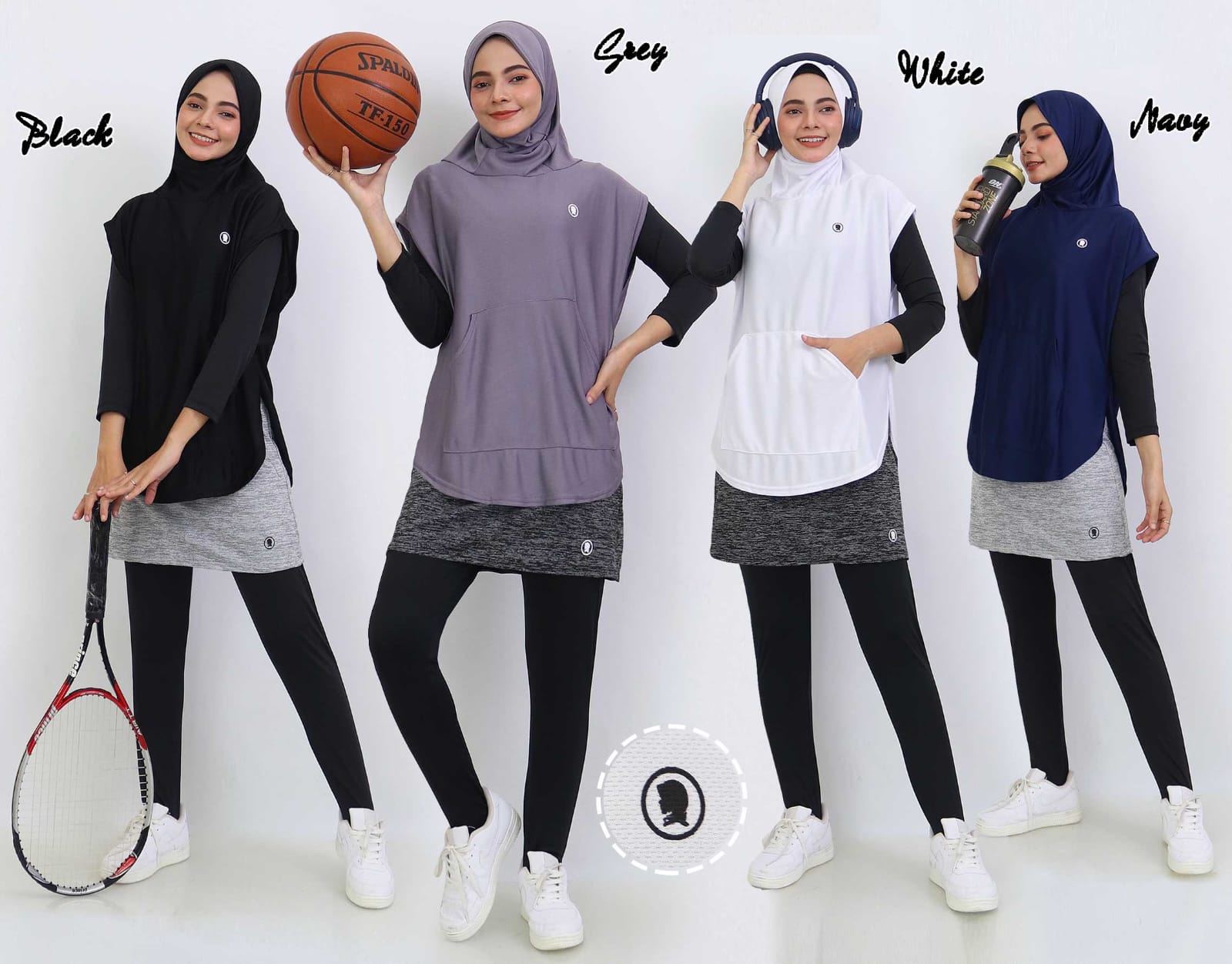 baju nge gym wanita hijab