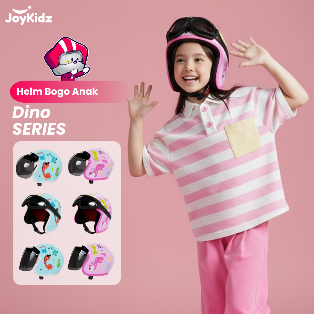 Custom Children's Bogo Helmet, Cute for Children Aged 2-7 Years, Cute Character Harga 79,999 rupiah*Gratis Ongkir