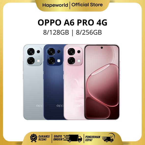 Oppo A6 Pro 4g - Official Warranty Harga 3,949,000 rupiah*Gratis Ongkir