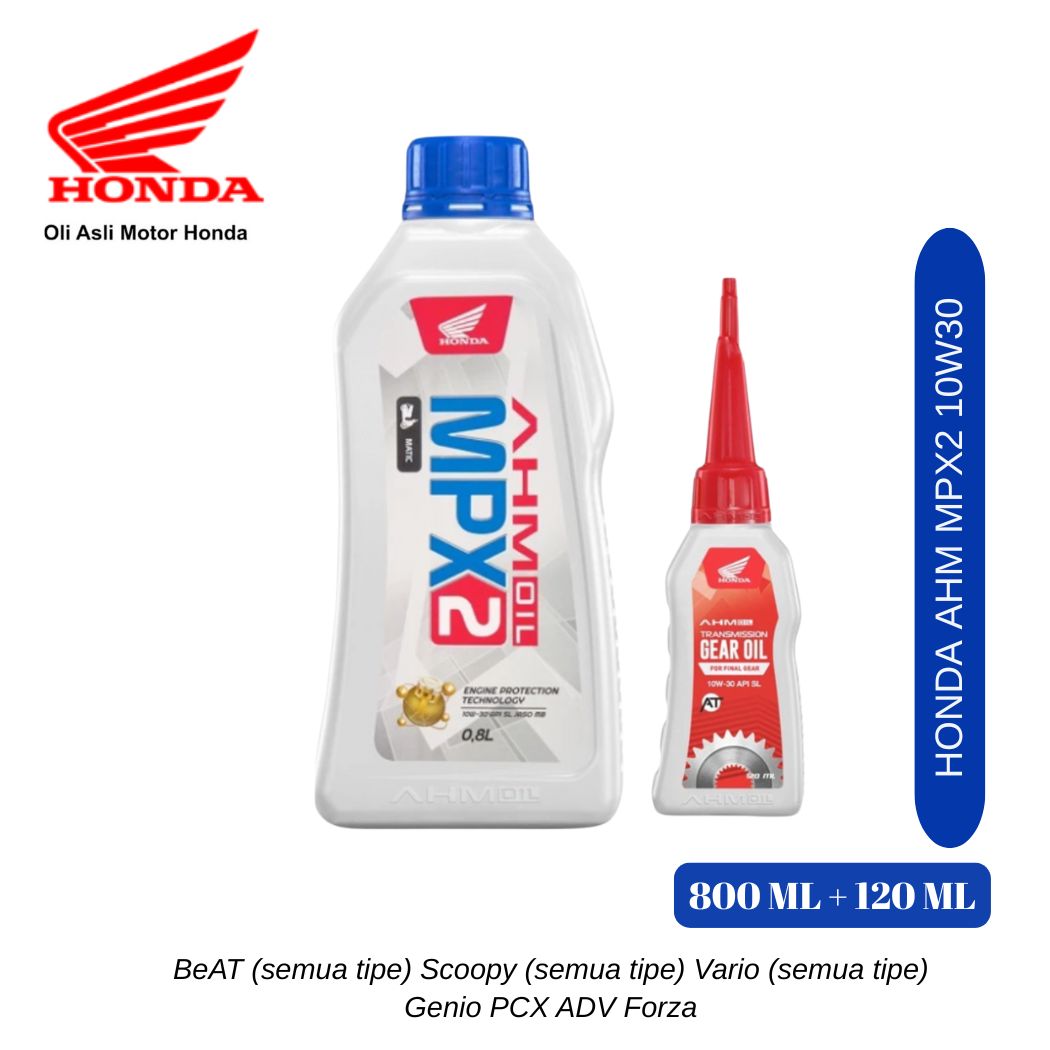 Mpx 2 Matic Oil Original 100% Genuine Honda Ahm Lubricant Beat Vario 125 150 160 Spacy Scoopy Genio Etc. Harga 23,600 rupiah*Gratis Ongkir
