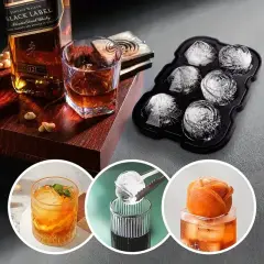 Cetakan Es Batu Silikon Diamond Rose 6 Grid Ice Cube Mold