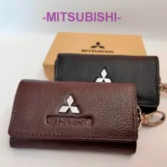 [COD]- Dompet Kulit STNK / Gantungan Kunci / Mainan Konci Mobil MITSUBISHI sahabatku Pria dan wanita / Bahan Kulit logo Mitsubisi Xpander Karimun Ertiga Pajero/ MSS27
