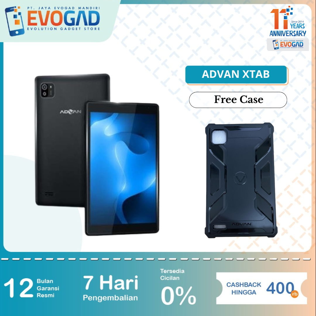 ADVAN XTAB 4/64 GB 8 Inci Quadcore T310 Android 13 | Garansi Resmi Giá 1,167,000 Đồng*Miễn phí vận chuyển