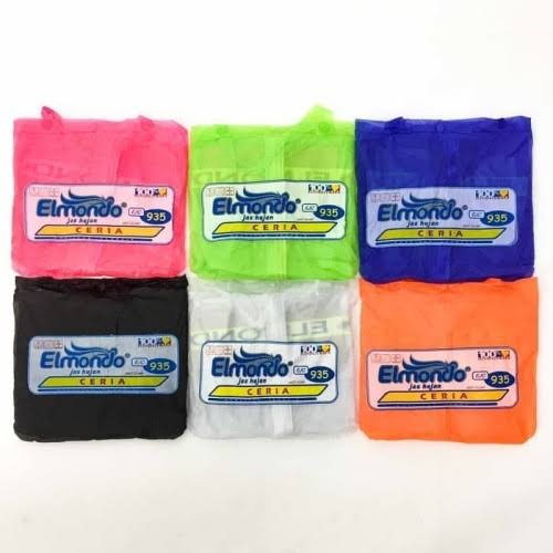 Cheap Adult Raincoat Elastic Rubber Elmondo Ceria 935 Harga 50,000 rupiah*Gratis Ongkir