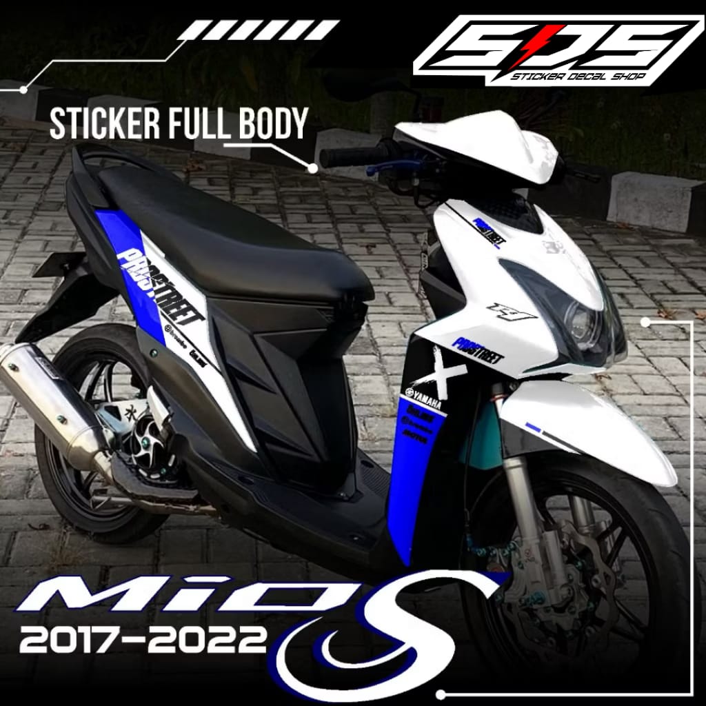 (COD) decal sticker Mio S 125 full body-stiker skotlet variations Mio s Desain racing motif ProStreet Harga 121,125 rupiah*Gratis Ongkir