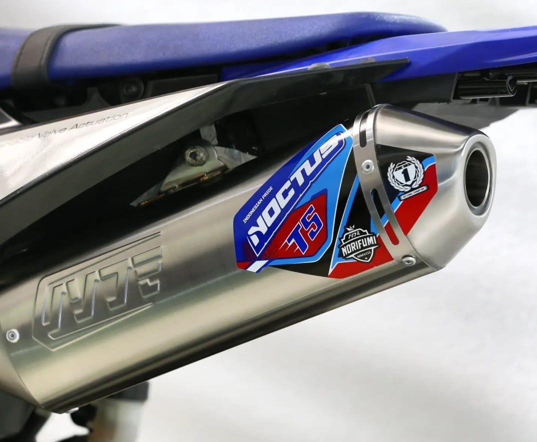 KNALPOT NOCTUS T5 CRF150L KLX150 WR155 ORIGINAL Harga 1,350,000 rupiah*Gratis Ongkir