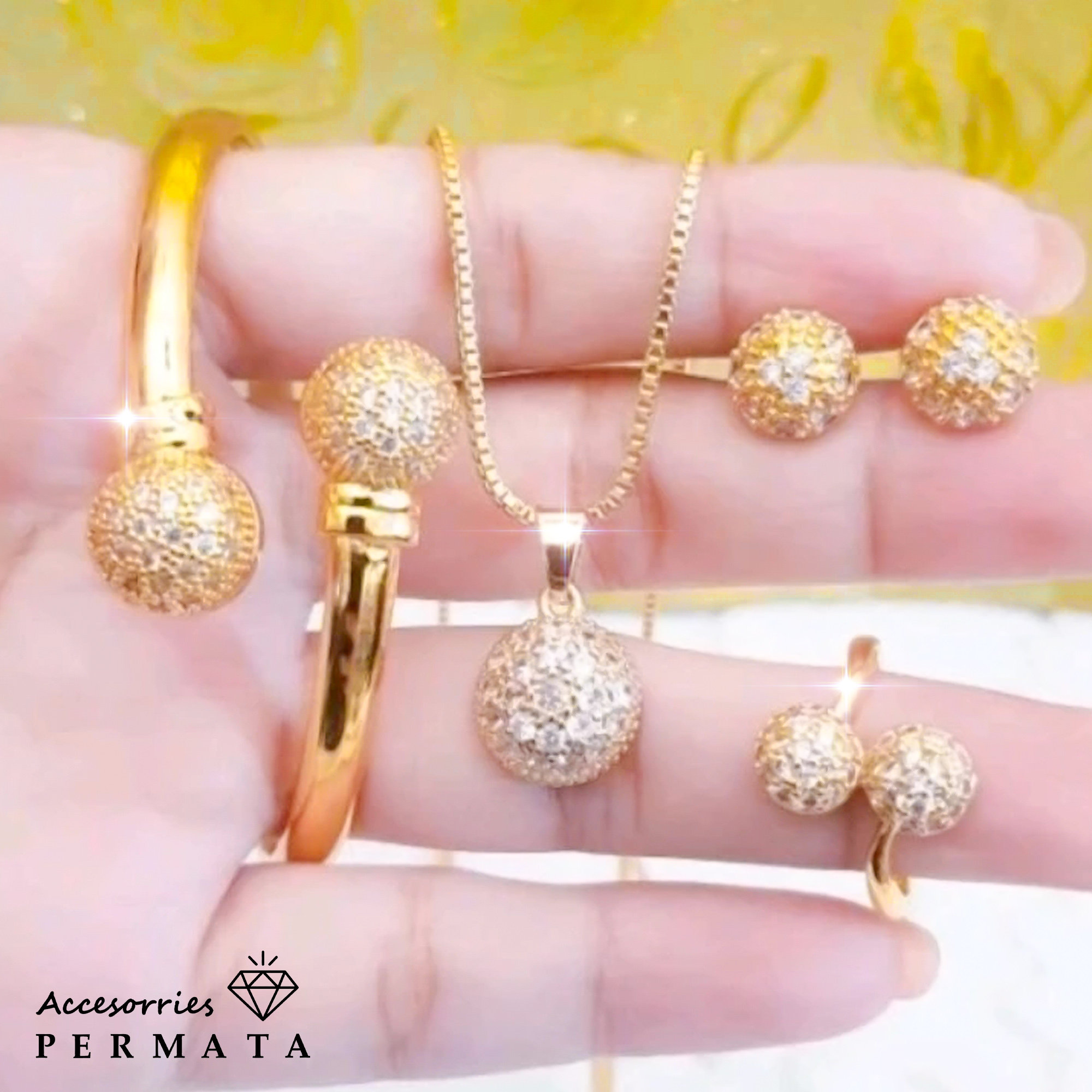 set perhiasan wanita fashion wanita lengkap xuping best seller terlaris