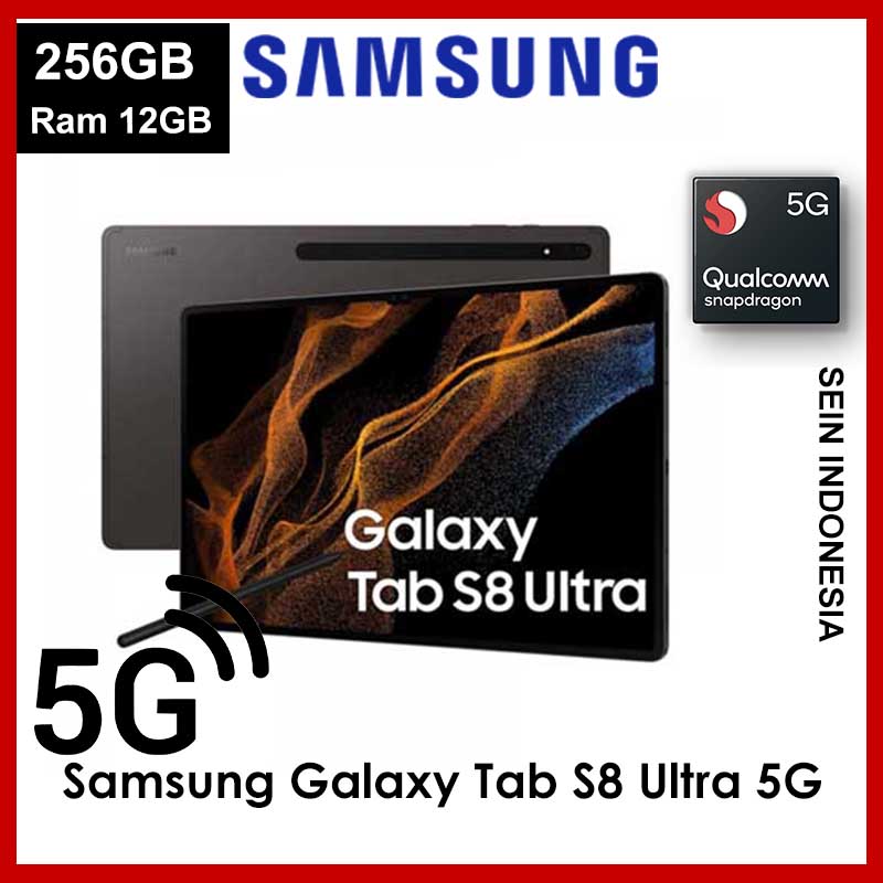 SAMSUNG GALAXY TAB S8 ULTRA 5G / S8 ULTRA 5G 256GB RAM 12GB - BNIB - SEIN Harga  13,990,000 Ringgit*Penghantaran Percuma